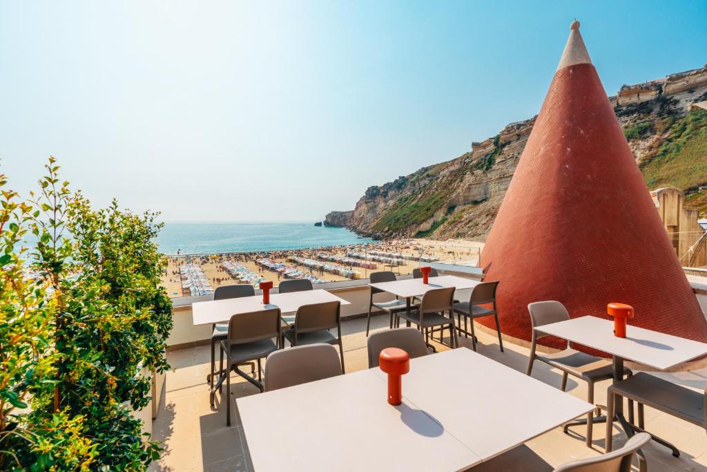 The terrace, overlooking the lighthouse